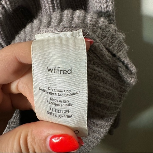 Aritzia Wilfred Montpellier Dress merino wool XS oversized - Picture 6 of 8